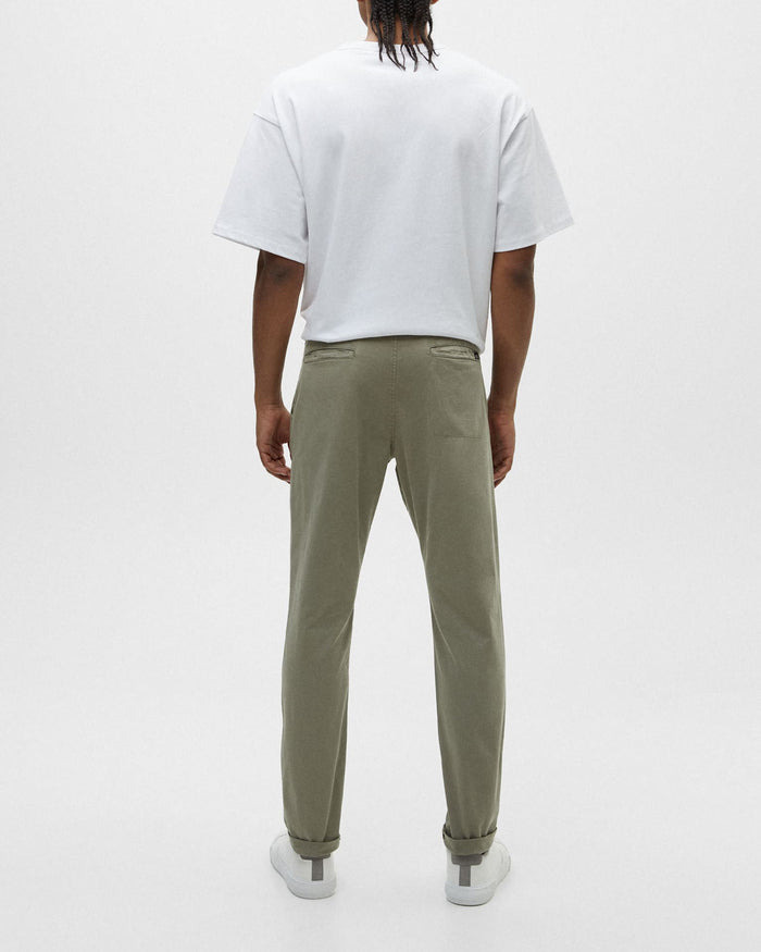 PULL&BEAR BASIC SLIM FIT CHINOS TROUSERS