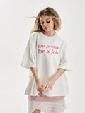 H&M Oversized T-Shirt WHITE