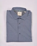 Next Easy Iron  Oxford Shirt Blue Square Check Regular Fit
