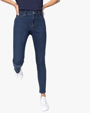 Gemo Women's slim fit 5-pocket raw jeans