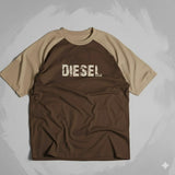 Diesel  Raglan  T-shirt Coffee/Beige