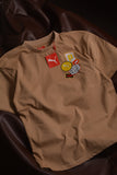 P Shaded Cat Tee Men's T-shirt Beige