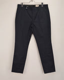 H&M Slim Fit Suit Pants Back pocket without Button Navy