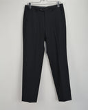 M&S COLLECTION  Big & Tall Regular Fit Flat Front Trousers Black