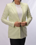 KIABI Linen blazer AED 169 Green