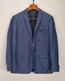 WE Fashion Slim-fit blazer with a pattern for men, Salem