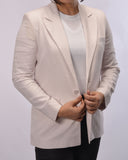 KIABI Linen blazer AED 169 Pink