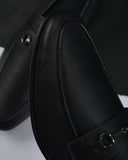 BALLY Leather Loafers In Black