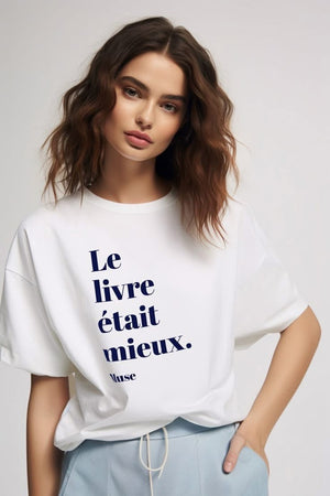 MUSE - Le Livre etait Mieux Drop Shoulder Tee