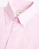 Next Easy Iron  Button Down Oxford Shirt Baby Pink Slim Fit