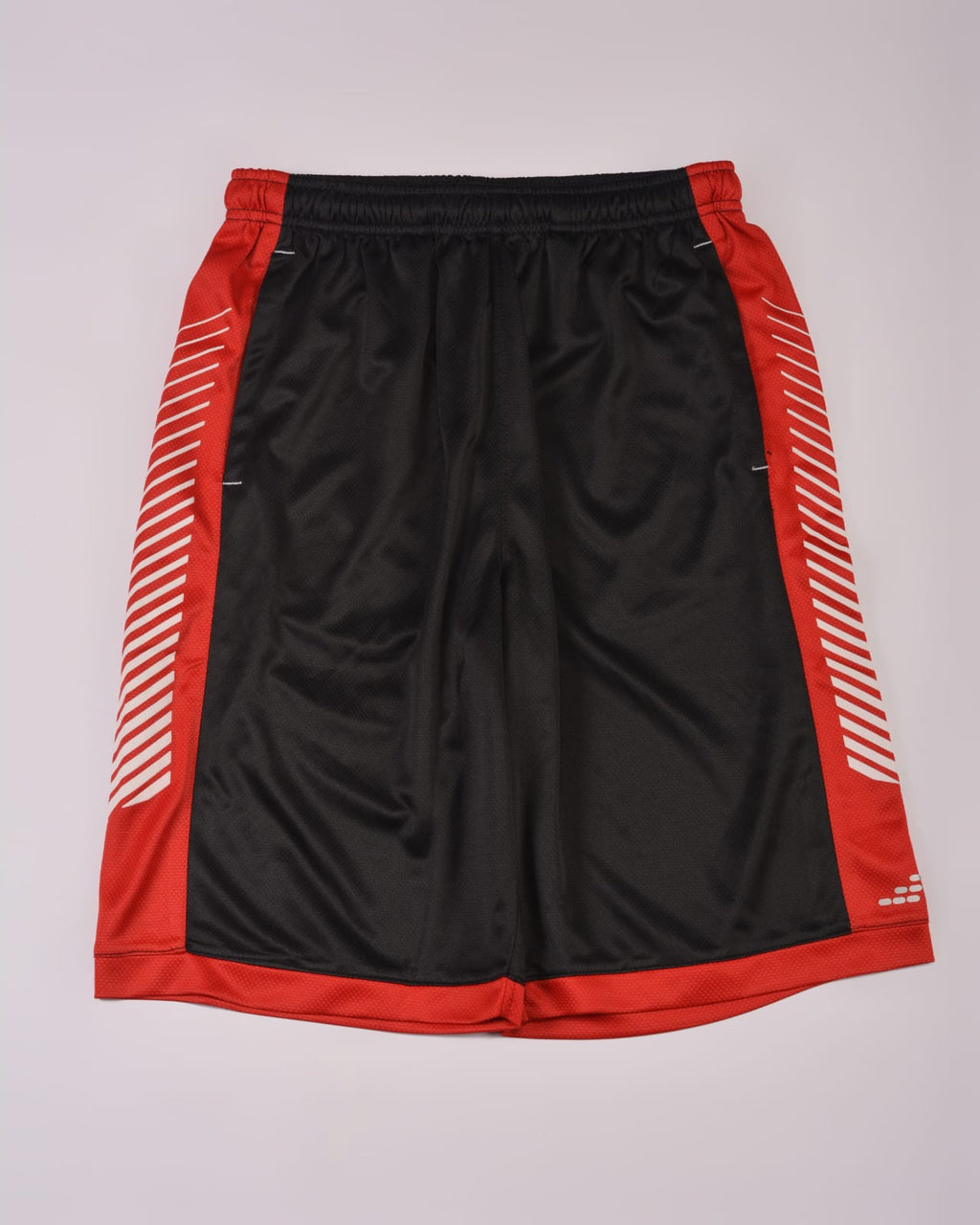 BCG Men's Mesh Basketball Short-Black/Red