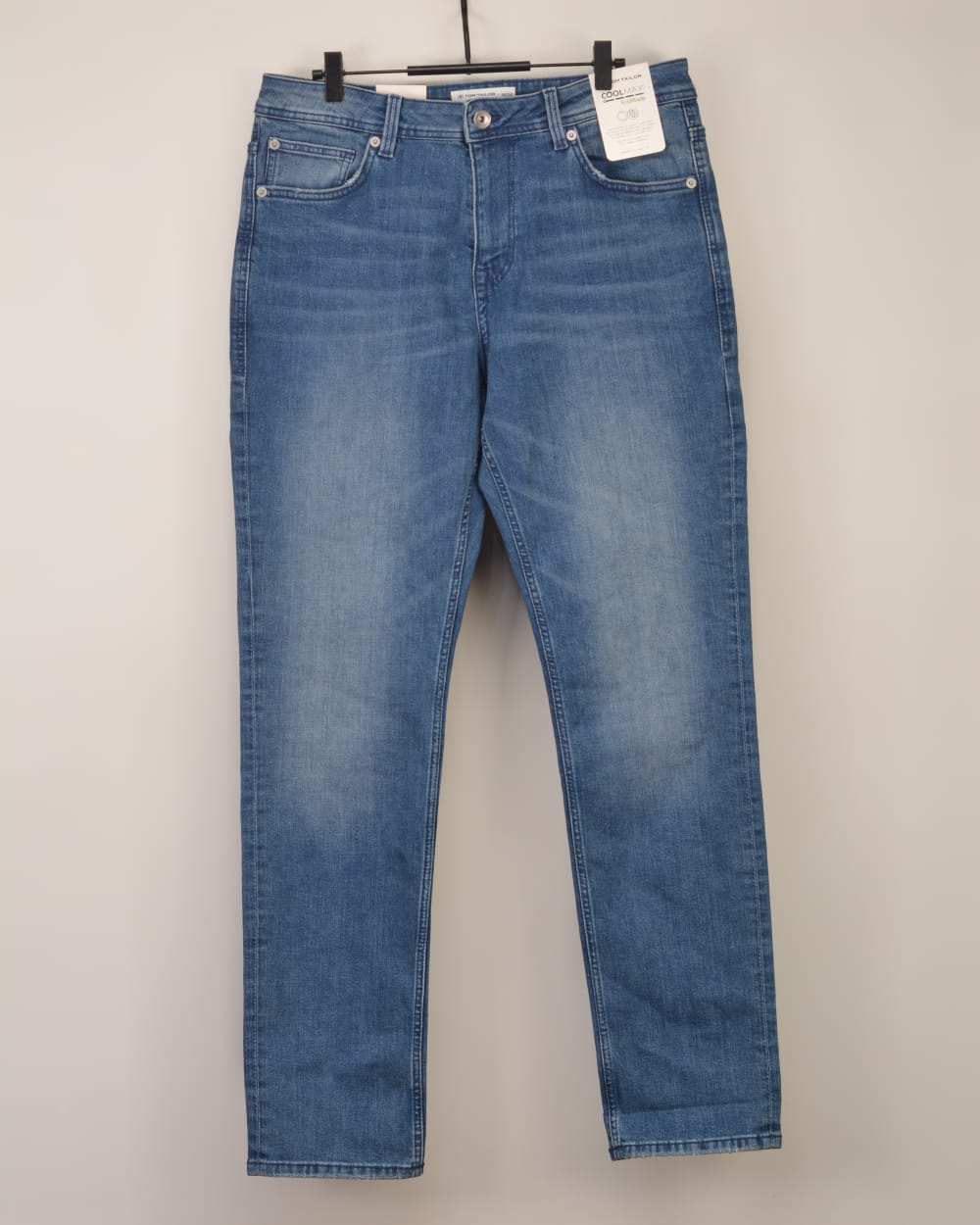 Tom Tailor Josh regular slim Coolmax jeans Used Mid Stone Blue Denim |  handsandhead