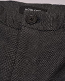 Jack & Jones Intelligence slim fit jersey pants Grey Texture