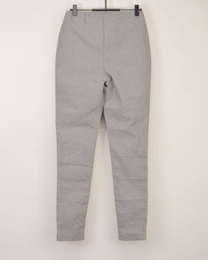 PIAZAITALIA High Waist Formal Pant Grey Stripe