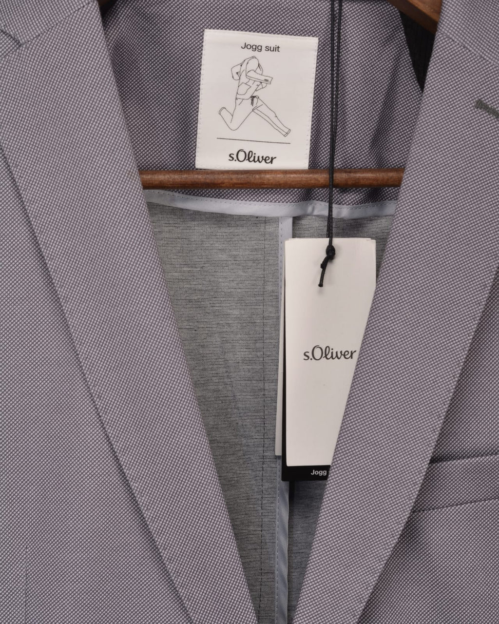 S.Oliver Slim: tracksuit blazer Grey