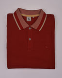 JEAN CARRIERE Men's Classic Polo Shirt MAROON