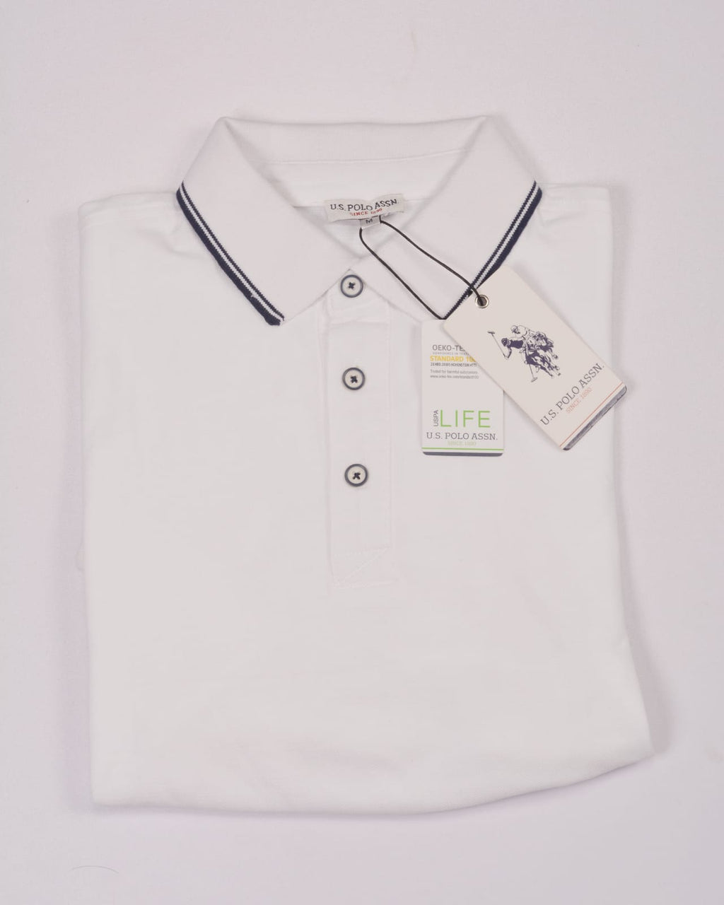 U.S. Polo Assn. Men's Classic Polo Shirt WHITE