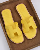 H CUT-OUT WOMEN ORAN SANDAL YELLOW