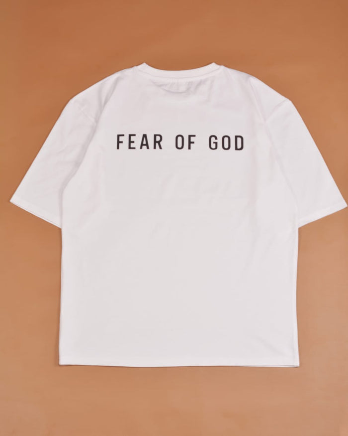 FEAR OF GOD  8 Milano Tee White