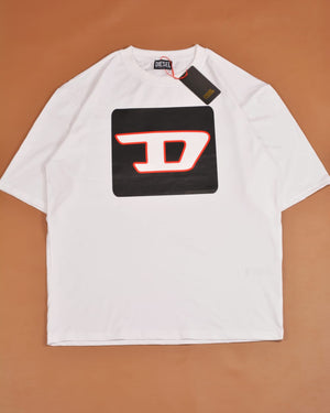 Diesel Oval D branded T-shirt Black Logo