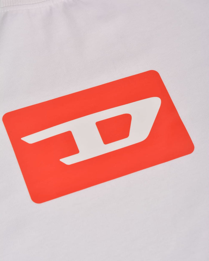 Diesel Oval D branded T-shirt Red logo