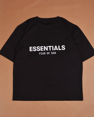 FEAR OF GOD ESSENTIALS  T-SHIRT BLACK