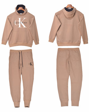 Calvin Klein French Terry Set Beige