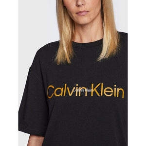 Calvin Klein  Chambray  Drop shoulder T-shirt Black
