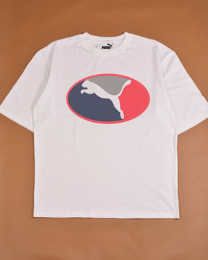 Puma Oval Men's Tee White