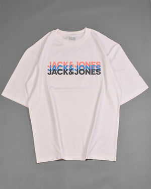 Jack&Jones Printed Crew Neck T-Shirt JJCYBER