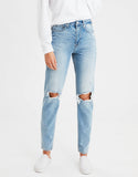 AE Ripped Mom Jeans Cool Classic