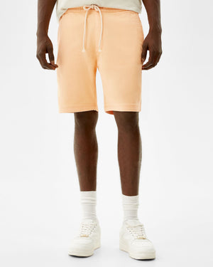 Bershka Soft jogging Bermuda shorts Orange