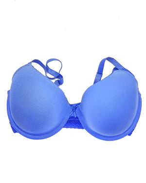 Queentex  padded bra basic blue - handsandhead