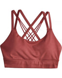 Freely Women's James Strappy Back Sports Bra Red