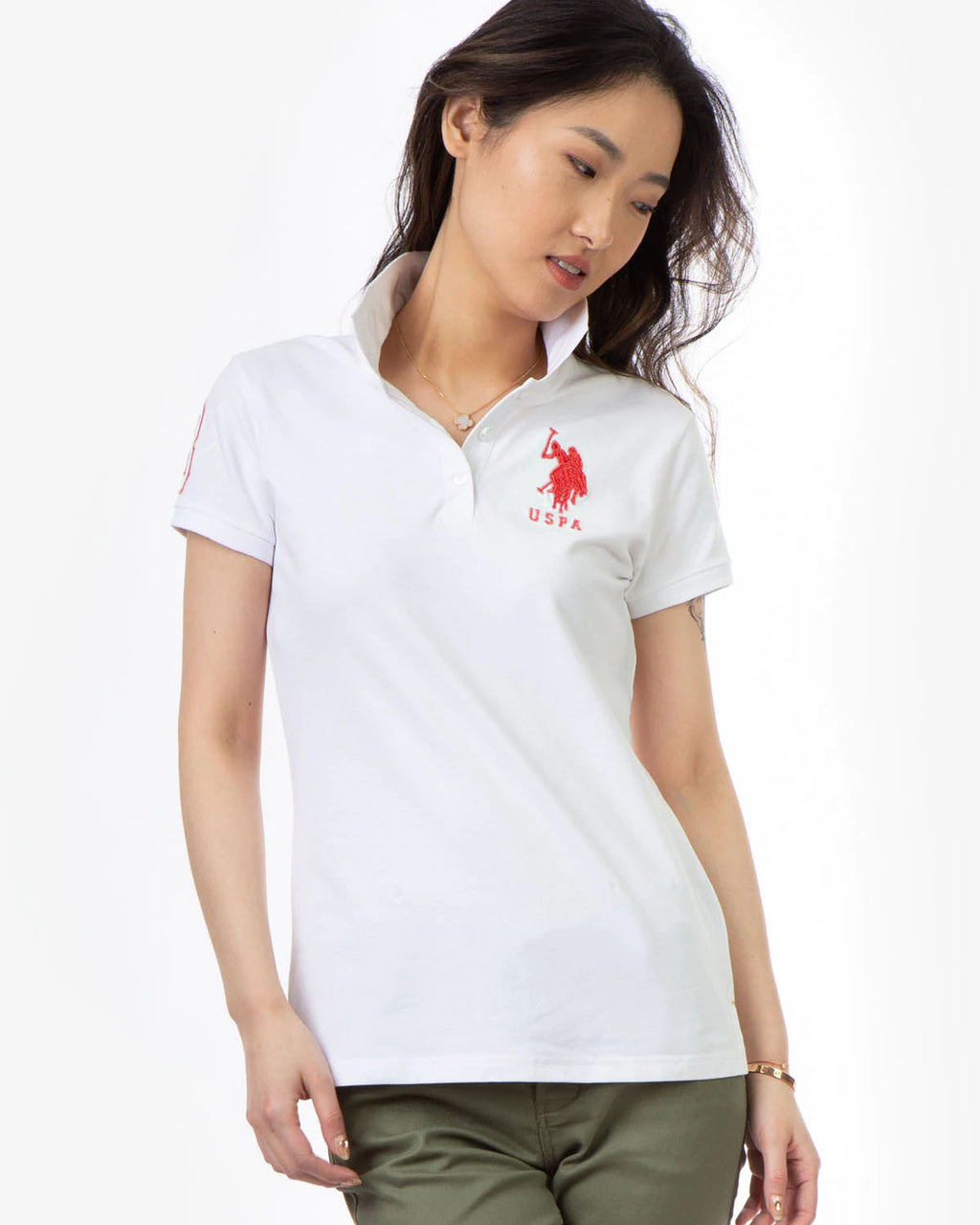 Uspa white shirt hot sale