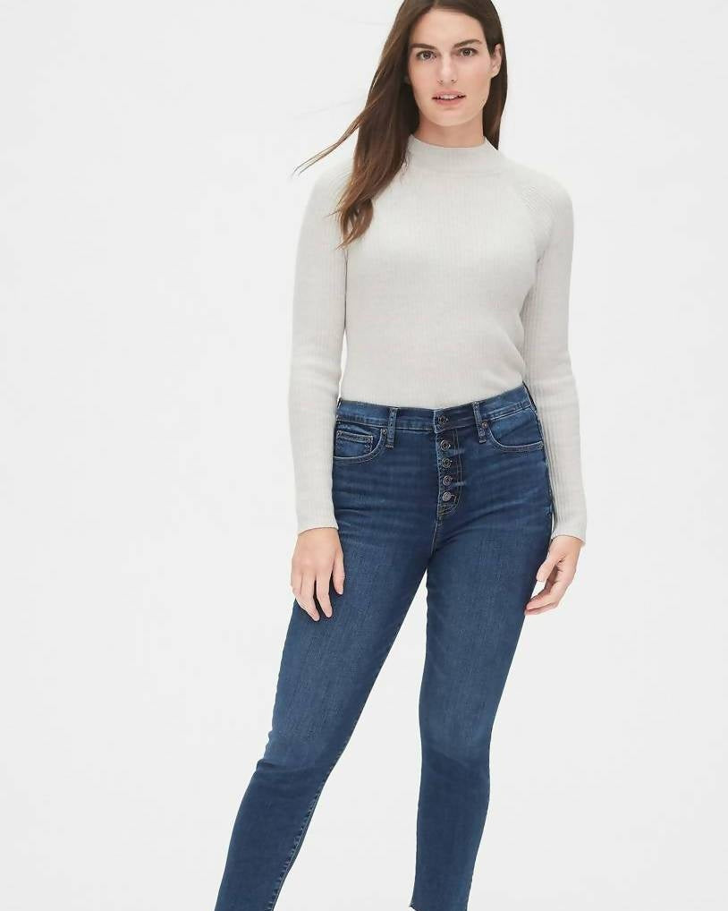 GAP High Rise True Skinny Ankle Jeans with Secret Smoothing Pockets