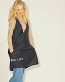 JJXX Jxmaia V-neck Hype Dress Ln V-Neck Straight Women's Black Midi Dress