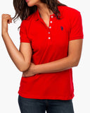 U.S. Polo Assn. MULTI TONAL SMALL LOGO POLO SHIRT - DeepRed