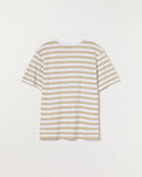 Lefties THICK STRIPE PRINTED T-SHIRT Beige