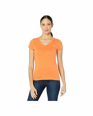 U.S. POLO ASSN. Tonal Embroidered T-Shirt Orange