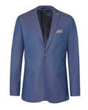 WE Fashion Slim-fit blazer with a pattern for men, Salem