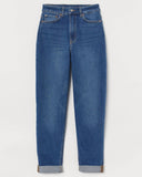 DIVIDED© H&M® Mom High Ankle Jeans -Blue