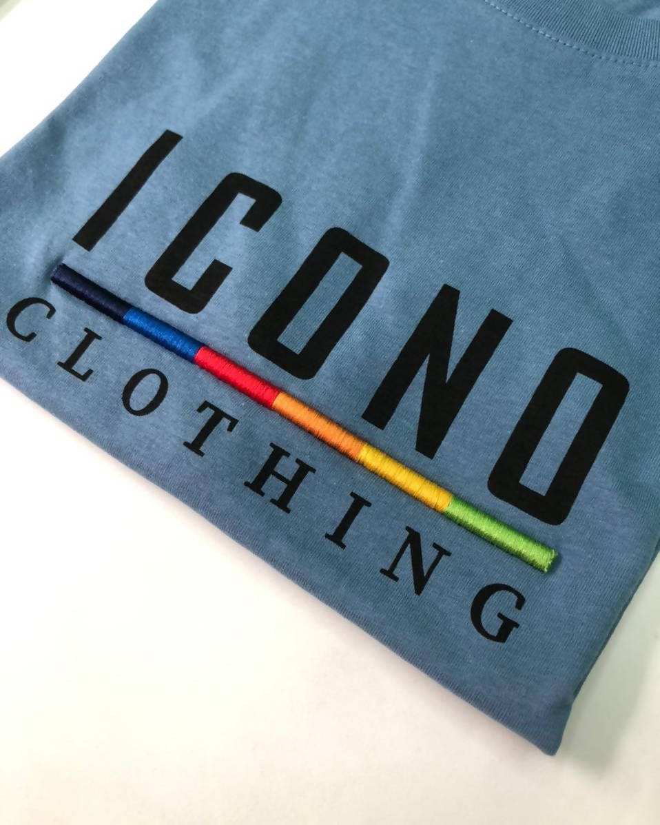 ICONO Clothing T -Shirt Ice Blue