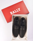 BALLY Leather Loafers In Black