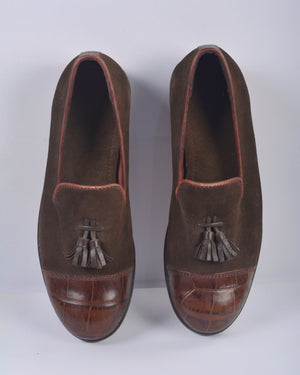 Footprint TASSEL LOAFERS BROWN