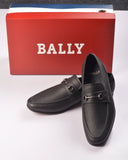 BALLY Leather Loafers In Black