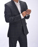 Blackberrys 2 Pcs Suits In Black Square Check