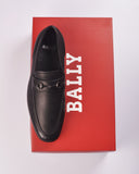 BALLY Leather Loafers In Black