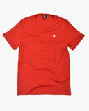 G STAR RAW Solid Crew-Neck T-shirt Red