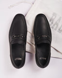 BALLY Leather Loafers In Black